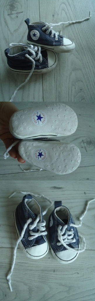 Converse śliczne 1 dla maleństwa trampki r. 17