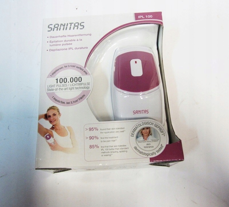 DEPILATOR LASEROWY SANITAS IPL100 7526851869 oficjalne archiwum Allegro