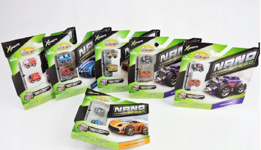 NANO SPEED AUTKA 2-PACK MIX WZORÓW