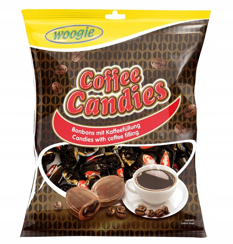 Woogie Cukierki Kawowe z Nadzieniem Kawowym 150 g
