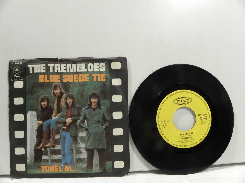 SP THE TREMELOES BLUE SUEDE TIE YODEL AI EPIC EX-