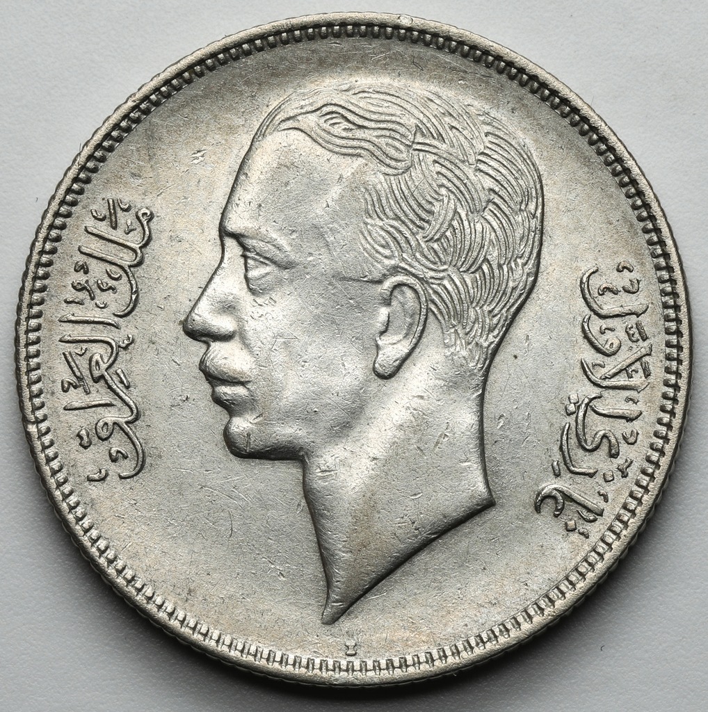 722. Irak, Ghazi I, 1 Dirham / 50 Fils 1938
