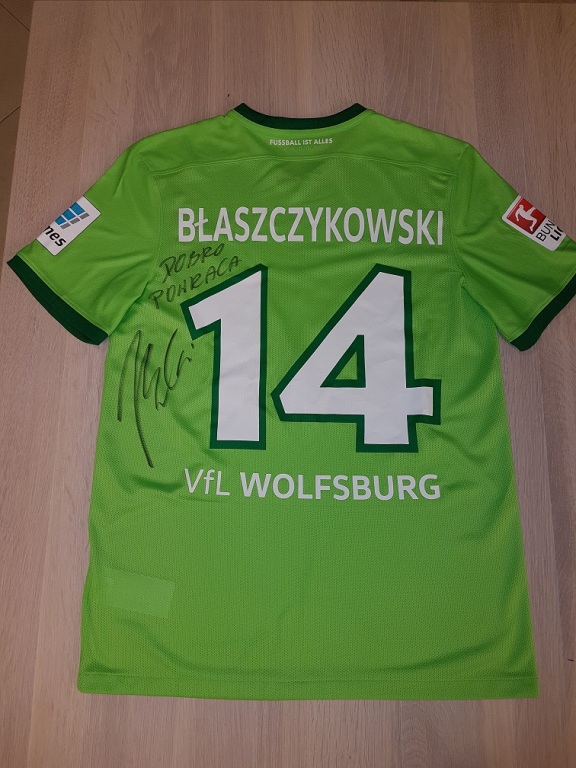 Jakub Błaszczykowski Koszulka -WOLFSBURG- autograf