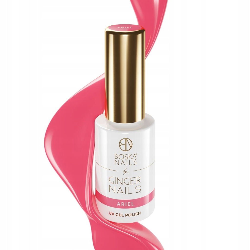 Koralowy lakier hybrydowy Ariel Boska Nails Ginger Nails My Princess, 6 ml