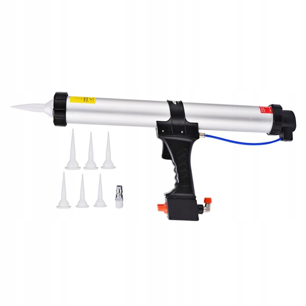 Sealant Glass Glue Spray Gun Adjustable Air Rubber Pistol Pneumatic 600ML