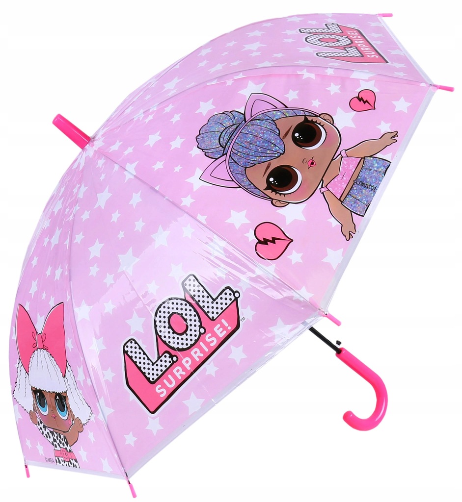 Różowa parasolka w gwiazdki L.O.L. SURPRISE