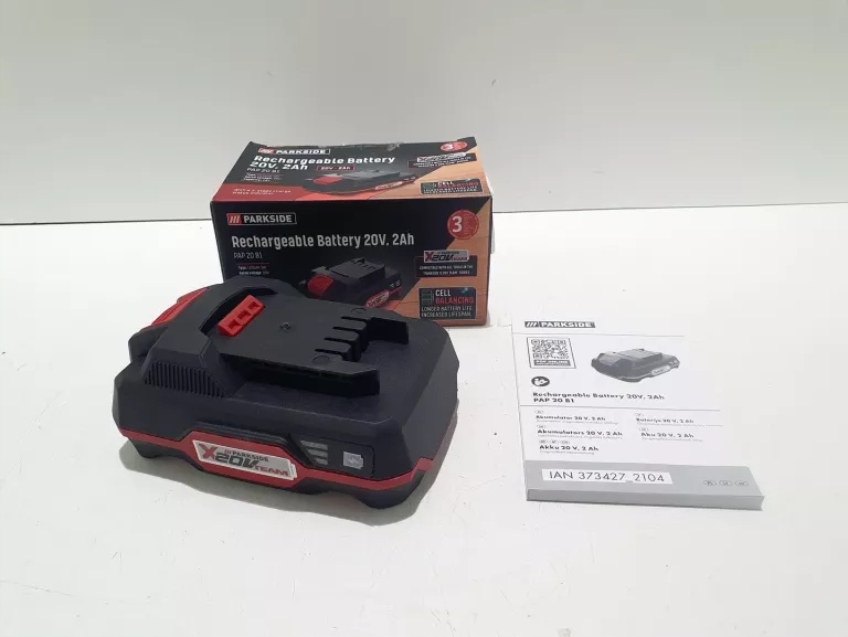 AKUMULATOR PARKSIDE 20V/2AH - 12285524425 - oficjalne archiwum Allegro