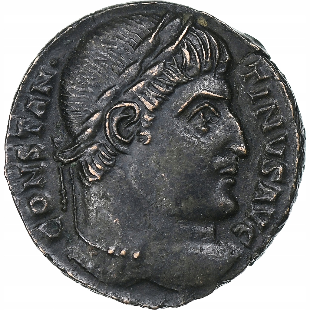 Constantine I, Follis, 322-323, Arles, Brązowy, AU