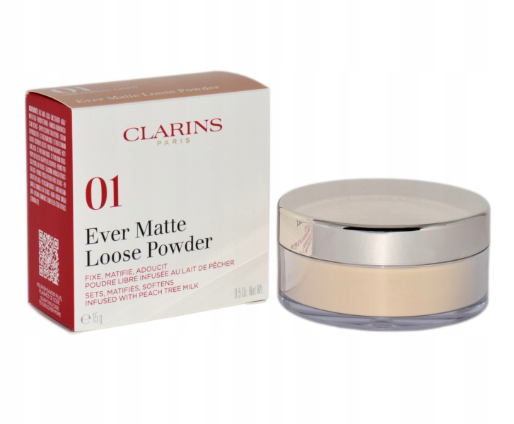 CLARINS Ever Matte Loose Powder 01 Unversal Light Matujący puder sypki 15 g