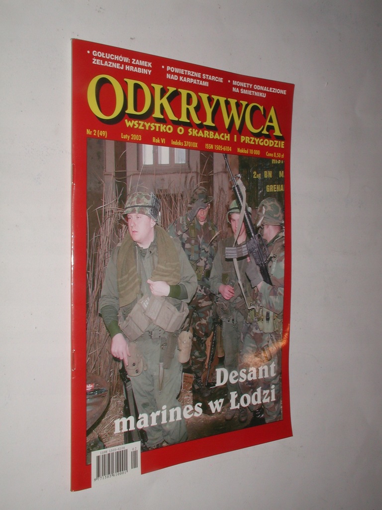 ODKRYWCA 2(49)/2003 Wszystko o Skarbach i Przygodz