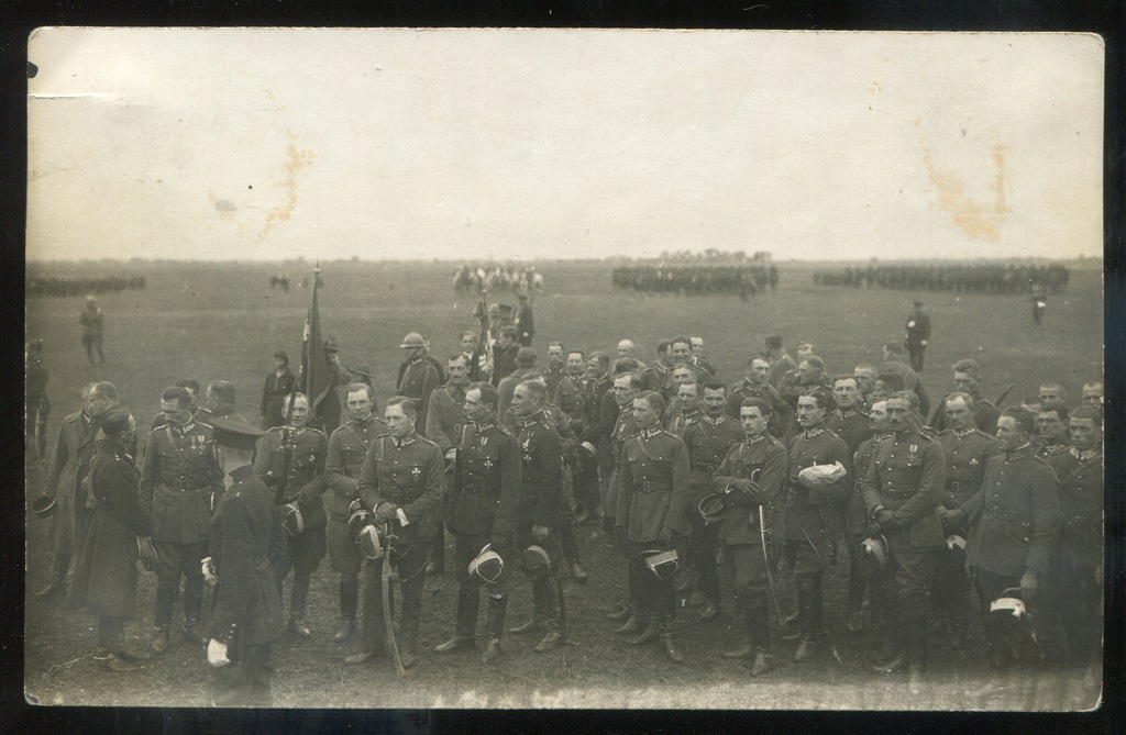 WP - oficerowie 6 Pułk Ułanów dowództwo sztandary odznaki Stanisławów