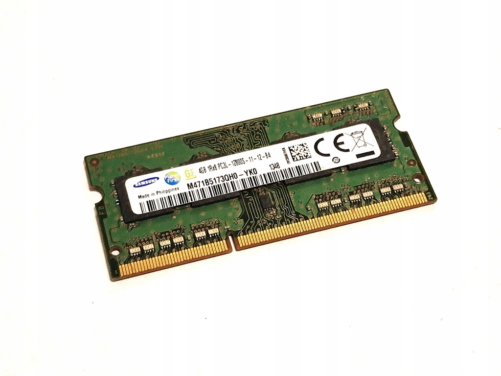 Pamięć RAM 4GB PC3L DDR3L SO-DIMM 12800S 1600MHz