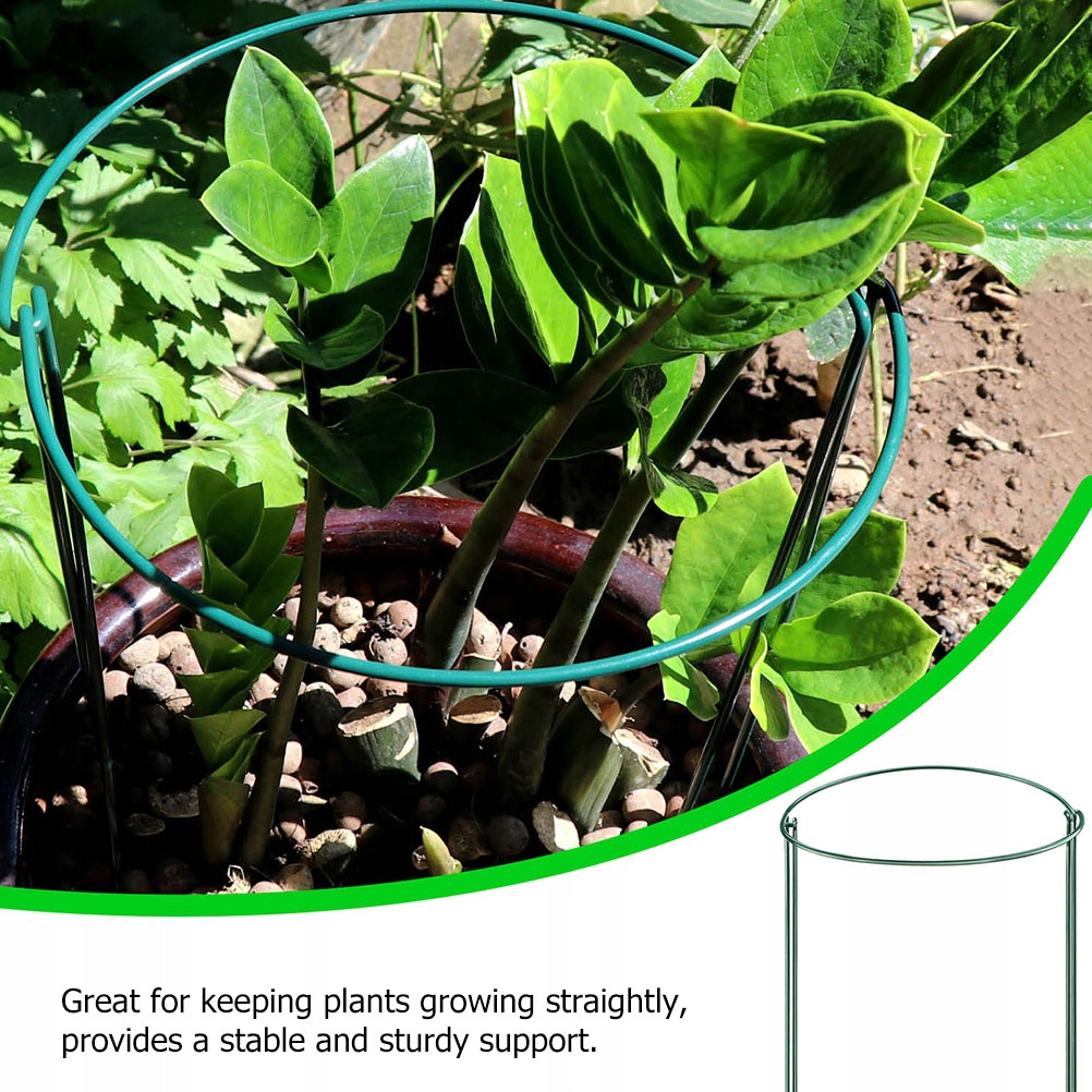 4pcs Semicircular Plant Support Frame Potted Flowe