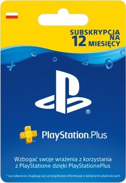 Sony PlayStation Plus Subskrypcja na 12 miesięcy