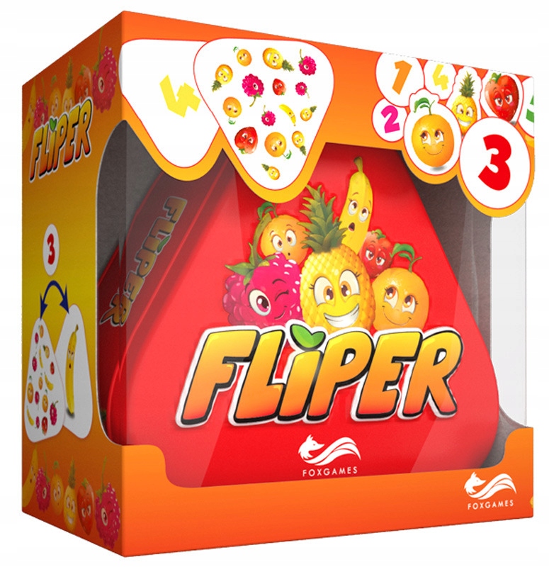 FLIPER IMPREZOWA KARCIANA Pamięć DZIECI FoxGames