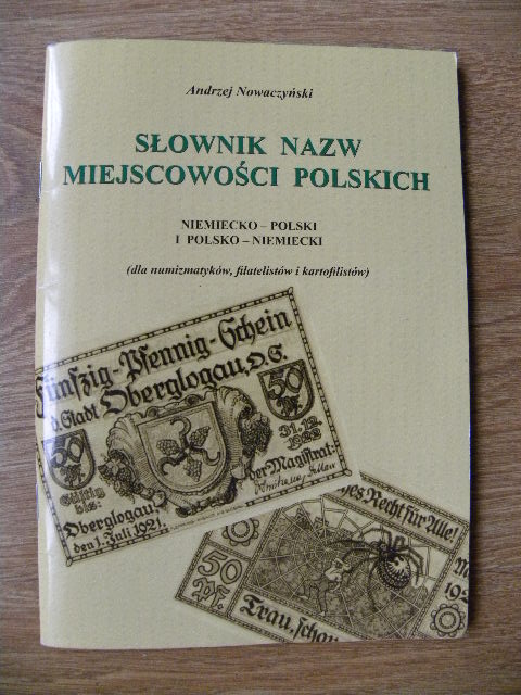 Słownik nazw miejscowości polskich niem.-polski