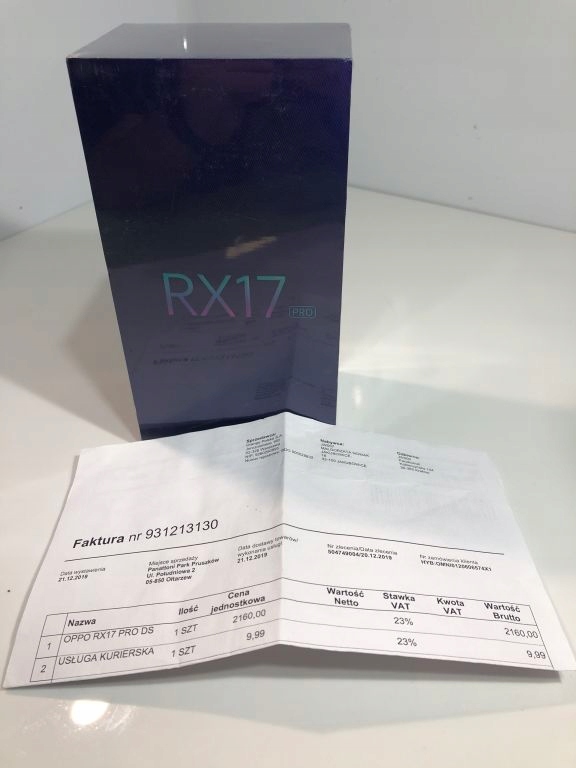 OPPO RX17 PRO KPL NIEOTWIERANY OD LOOMBARD!!!