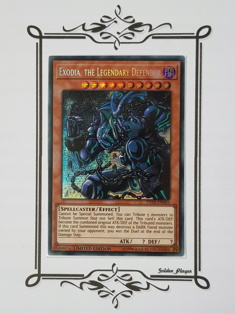 Exodia, the Legendary Defender (Secret Rare) TN19