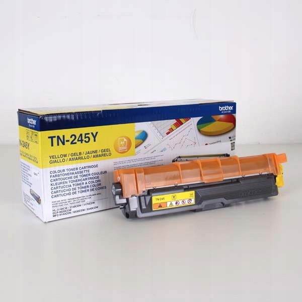 Brother oryginalny toner TN245Y, yellow, 2200s, Br