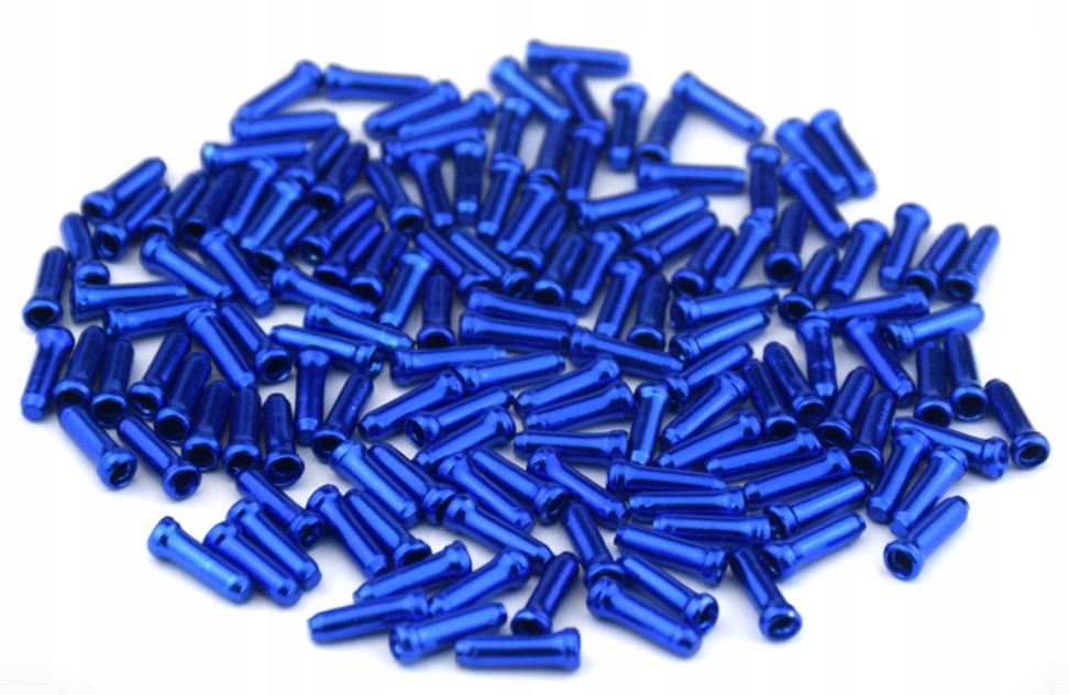 Aluminiowa końcówka linki hamulca/przerzutki 10 szt.