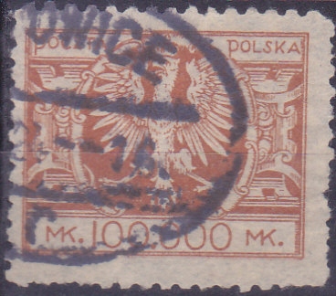 POLSKA - znaczek kasowany z 1924 roku. X 849.