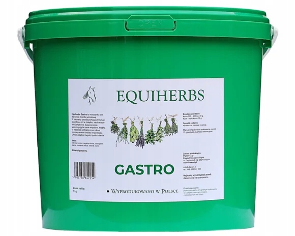 Mieszanka ziołowa dla konia EQUIHERBS Gastro 1000g