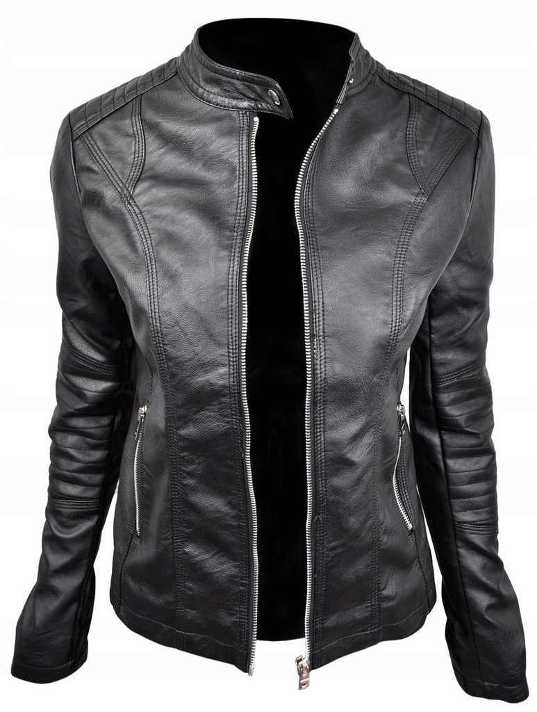 Купить Женская куртка из экокожи CHANELKA черная 110: отзывы, фото и ...