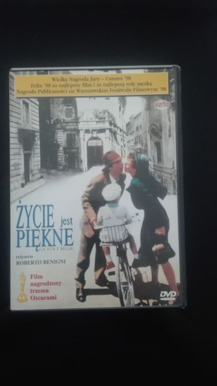 ŻYCIE JEST PIĘKNE DVD ROBERTO BENIGNI