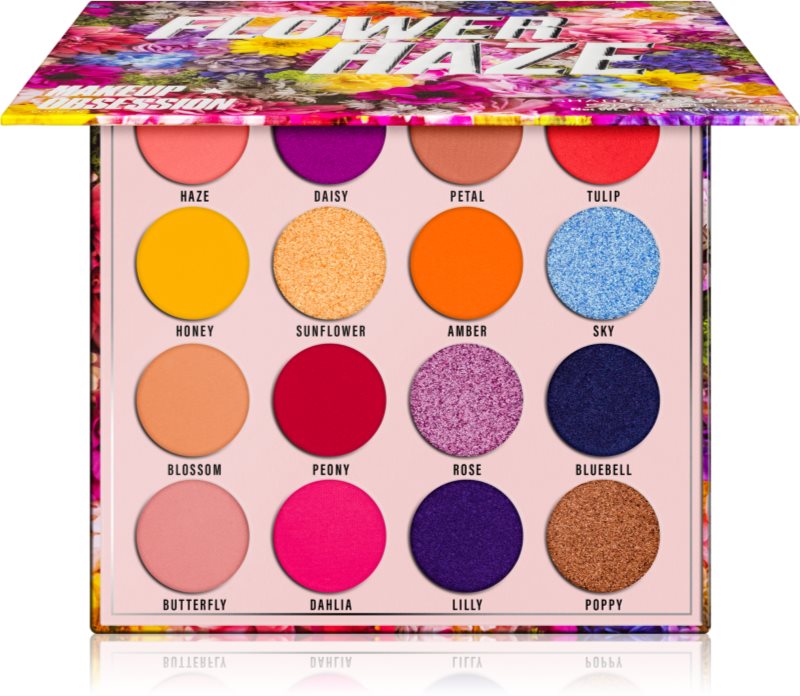 Makeup Obsession Flower Haze paleta cieni do powiek 20 g