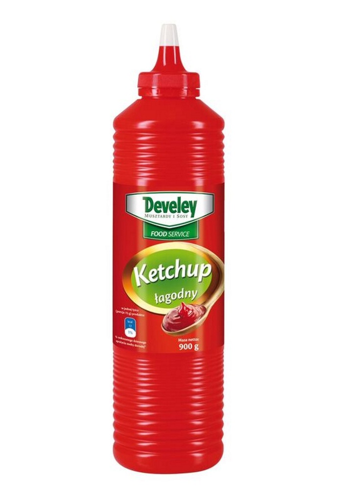 Ketchup łagodny pomidorowy Develey 900 ml 900 g