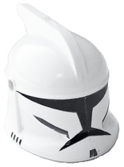 40490 LEGO 61189pb03 4529206 Hełm SW Clone Trooper biały 1szt