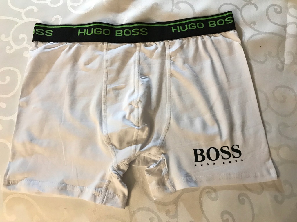 Hugo boss eleganckie bokserki męskie bawełniane L