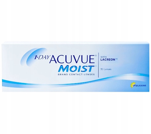 SOCZEWKI Acuvue 1-DAY Moist 30 sztuk +1.50 BC 8.5