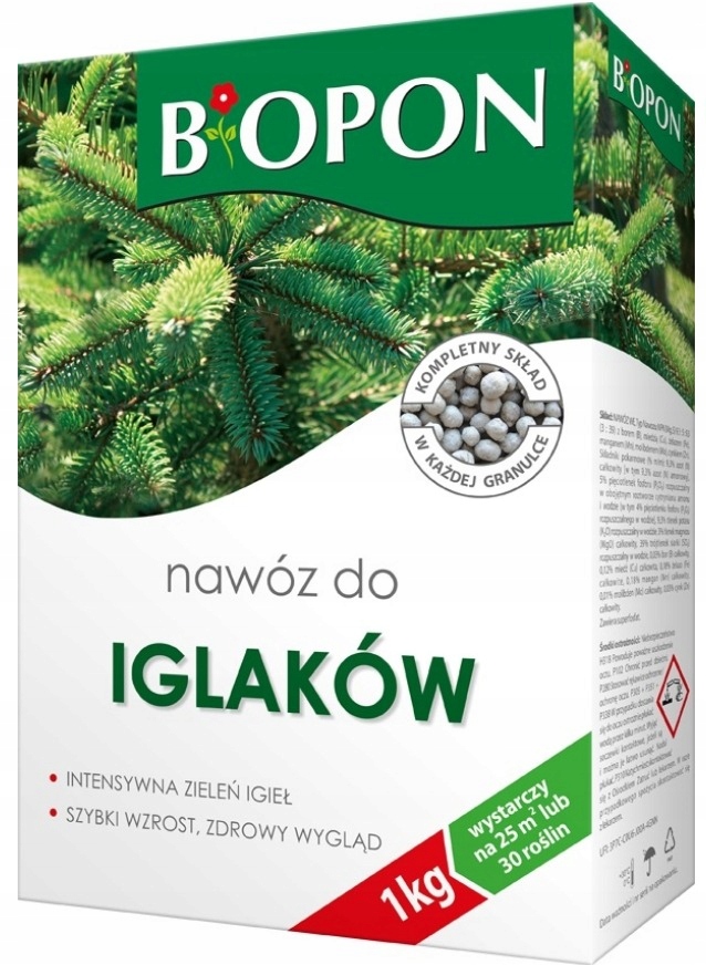 Biopon NAWÓZ do Iglaków Granulat 1kg