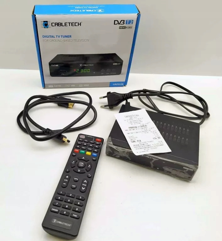 DEKODER DVB-T2 CABLETECH URZ0338