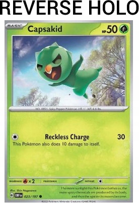 Karta Pokemon Capsakid (OBF 023) 23/197 Reverse Holo