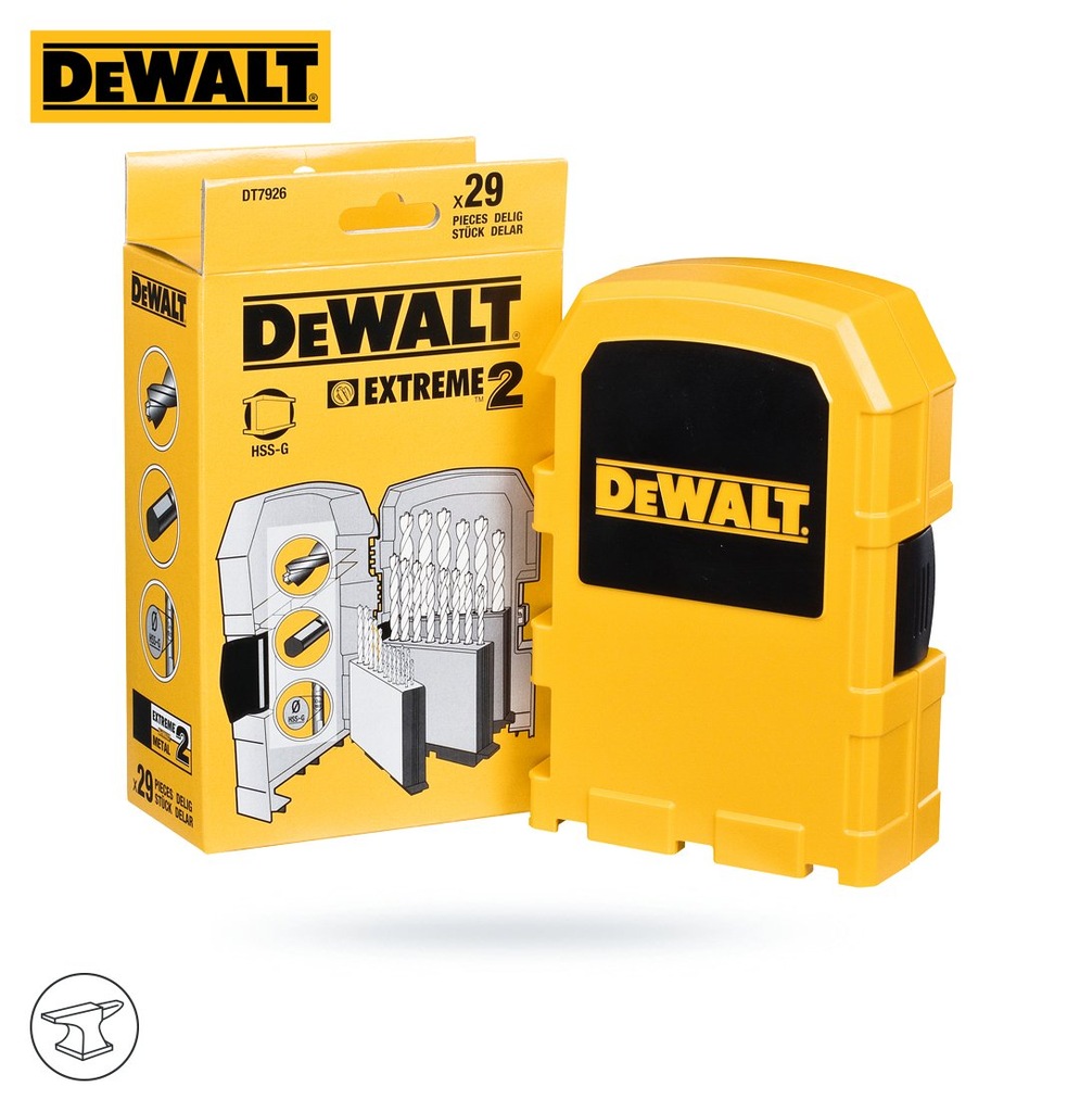Купить Набор сверл по металлу 29 DEWALT EXTREME DT7926: отзывы, фото и ...