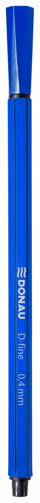 Cienkopis DONAU D-Fine 0,4 mm niebieski 10szt