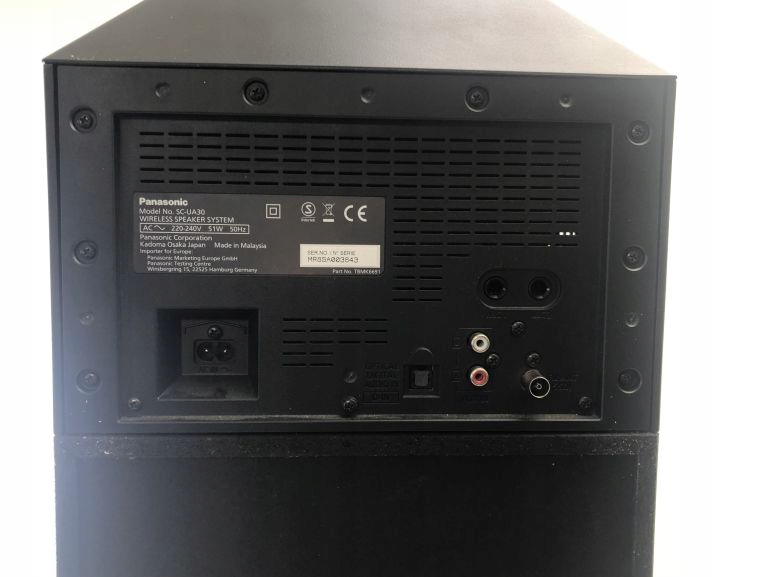 SYSTEM AUDIO PANASONIC SCUA30 8684481902 oficjalne archiwum Allegro