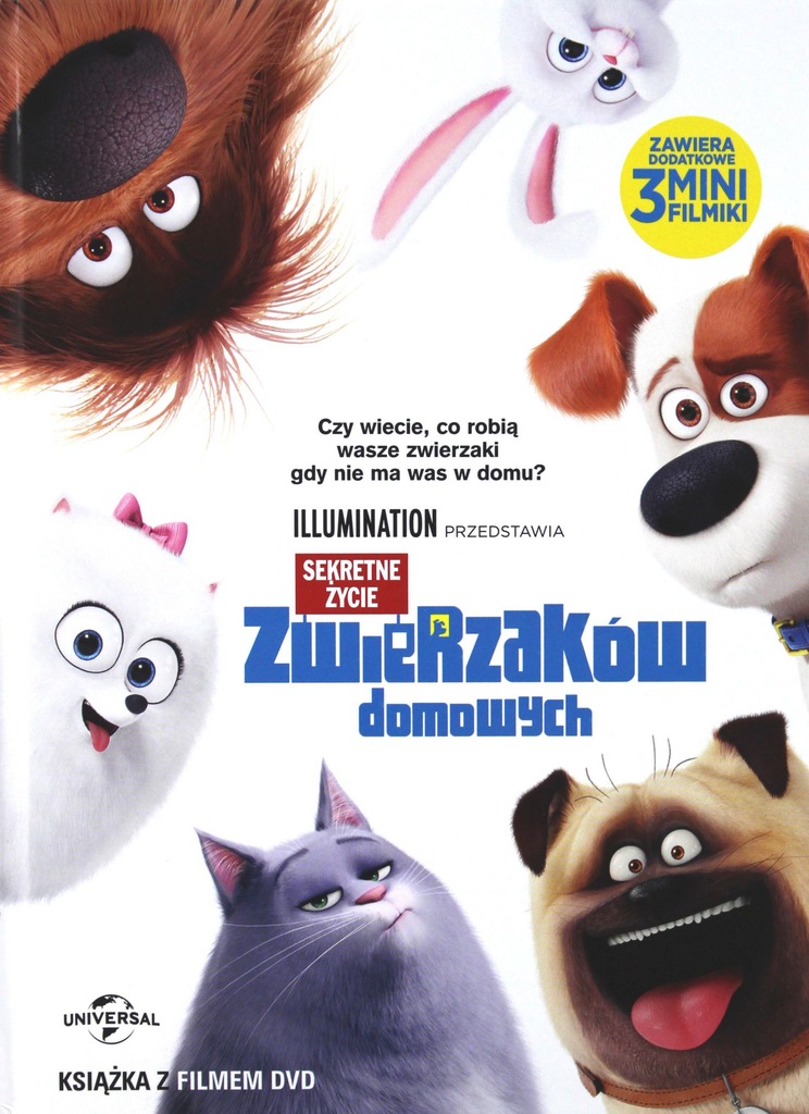 Królik Z Sekretne życie Zwierzaków Domowych SEKRETNE ŻYCIE ZWIERZAKÓW DOMOWYCH (DVD) - 6636594102 - oficjalne