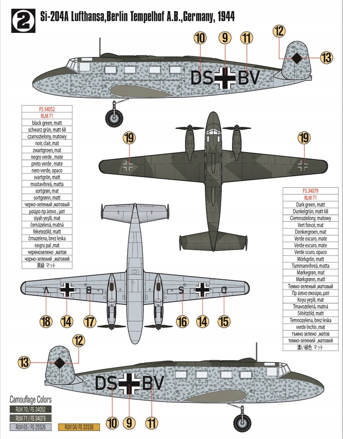 Купить 1:72 MISTERCRAFT F015 SI-204A PASSAGIERFLUGZEUG: отзывы, фото, характеристики в интерне-магазине Aredi.ru