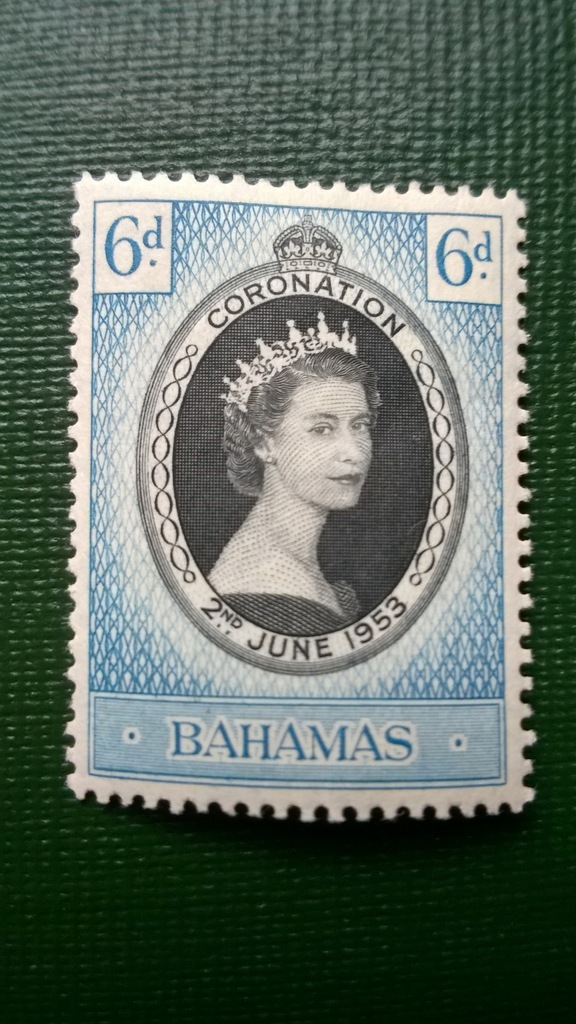 Bahamas Bahamy Coronation czysty (*), QEII, kolonie angielskie