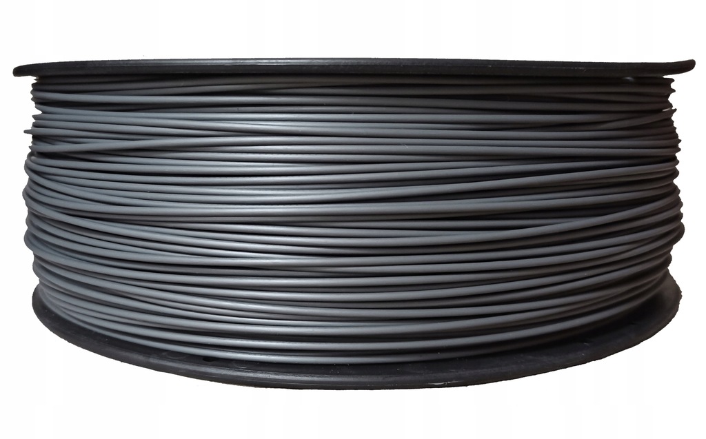 Filament ABS 1,75mm ciemny szary 1kg Plast-Spaw