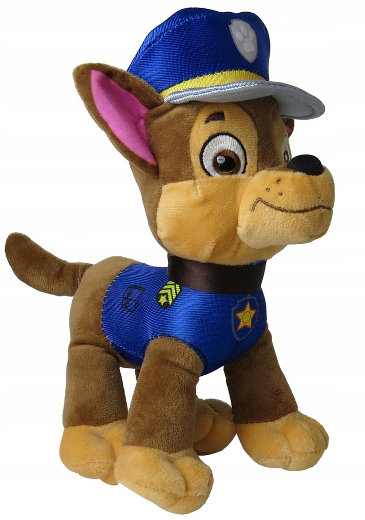 PSI PATROL Pluszowa MASKOTKA Paw Patrol CHASE 19cm