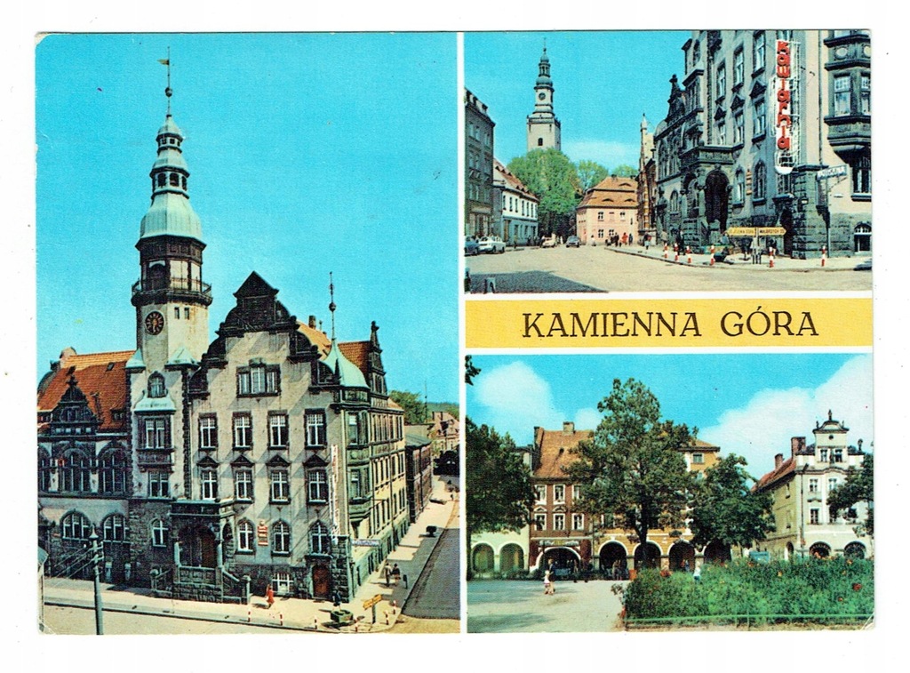 Pocztówka Kamienna Góra - wieloobrazkowa ob.1993