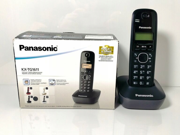 TELEFON PANASONIC KX-TG1611 KOMPLET