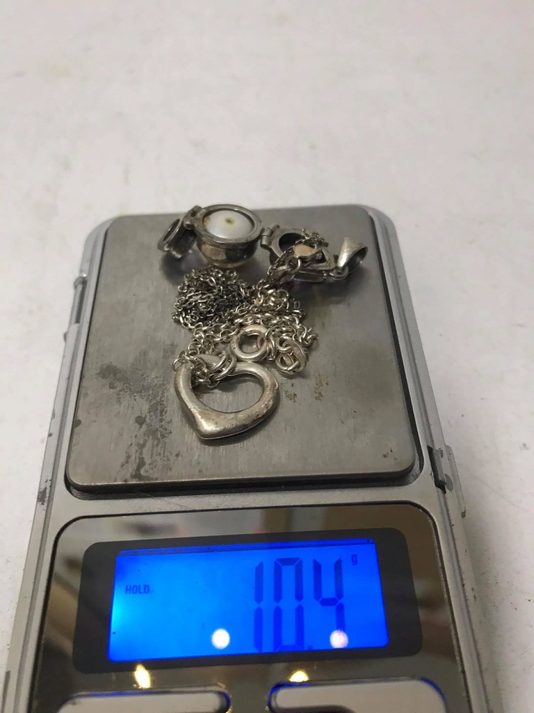 Złom srebro biżuteria 10,4 g (259/21)