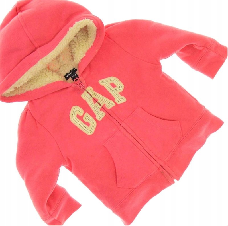 GAP _ RÓŻOWA OCIEPLANA BLUZA _ 9-12m 80cm