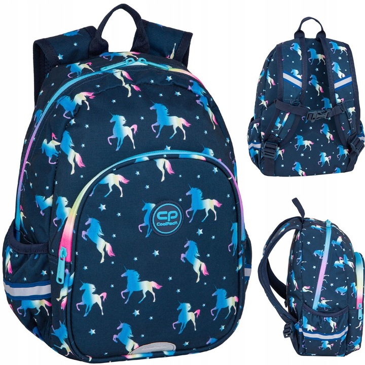 Plecak szkolny CoolPack jednorożce blue unicorn