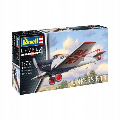 Revell 03870 Samolot 1/72 Junkers F.13 REVELL